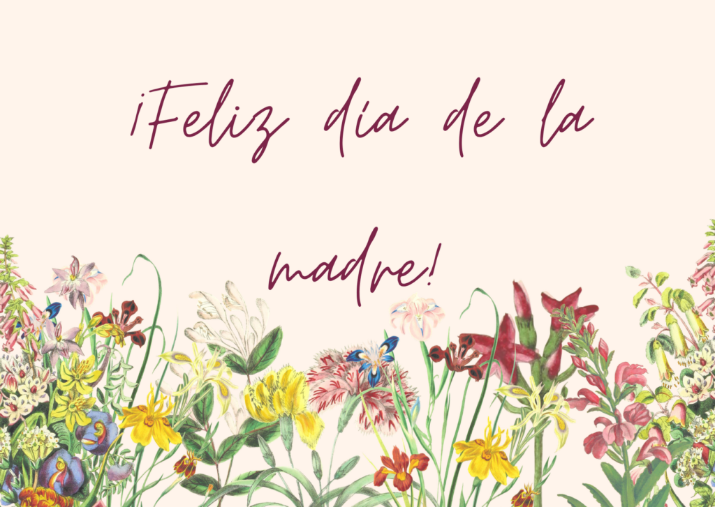 tarjeta de ideas de regalos para el día de la madre