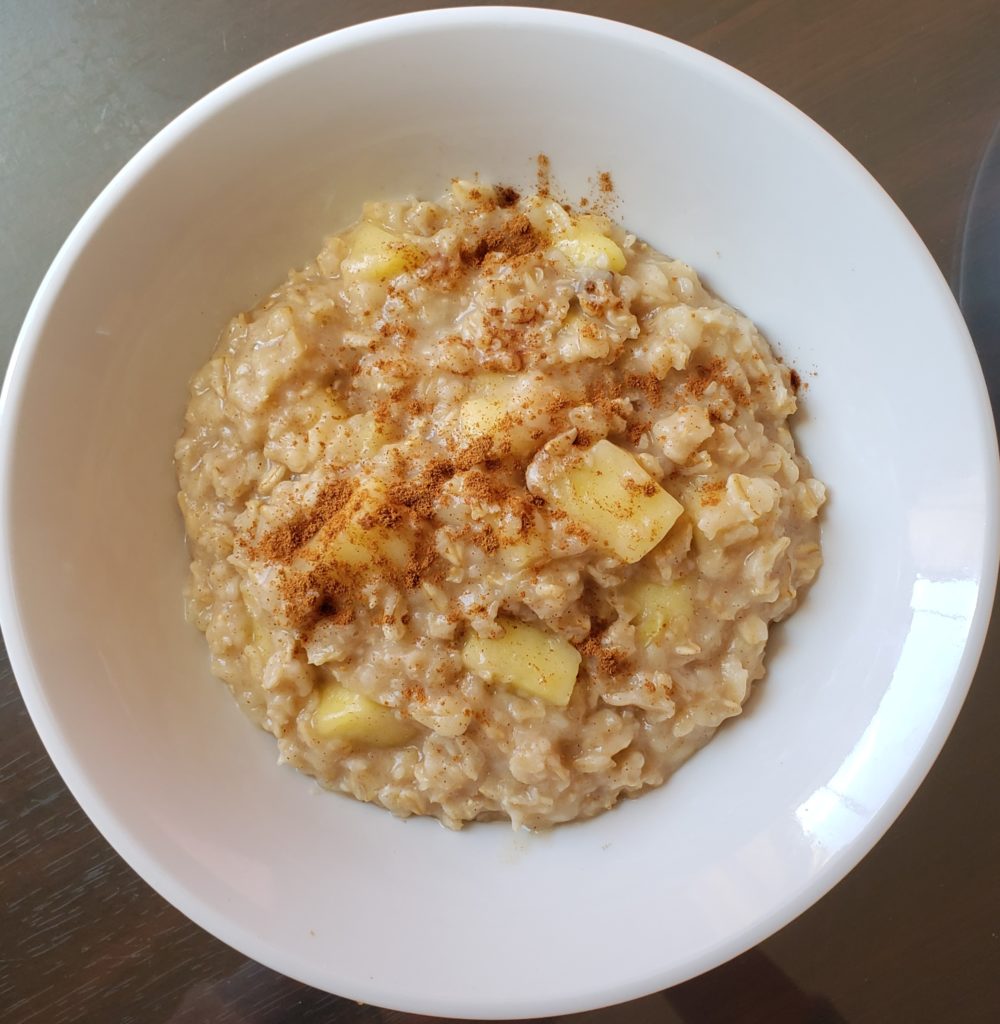 avena con manzana