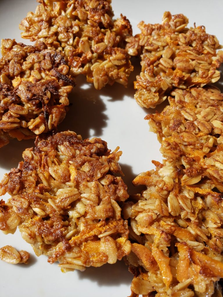galletas de zanahoria y avena