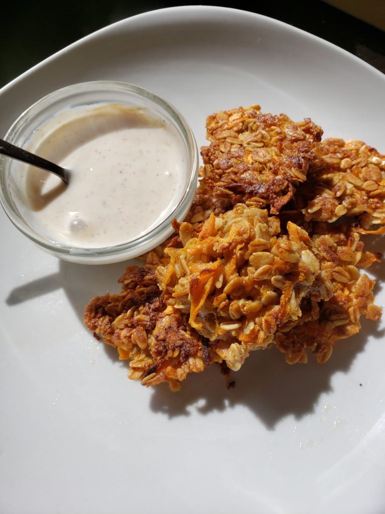 galletas de zanahoria y avena