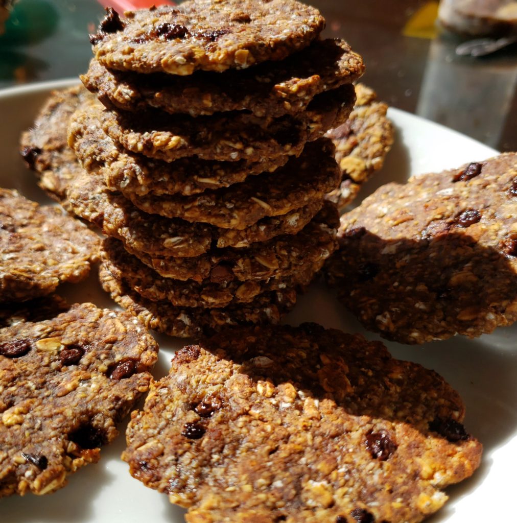 Galletas de chocolate y cañihua