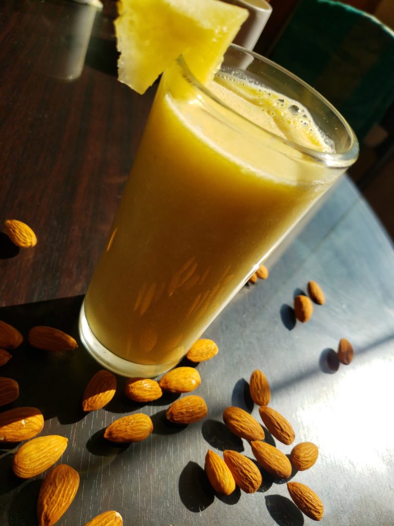 Avena con piña