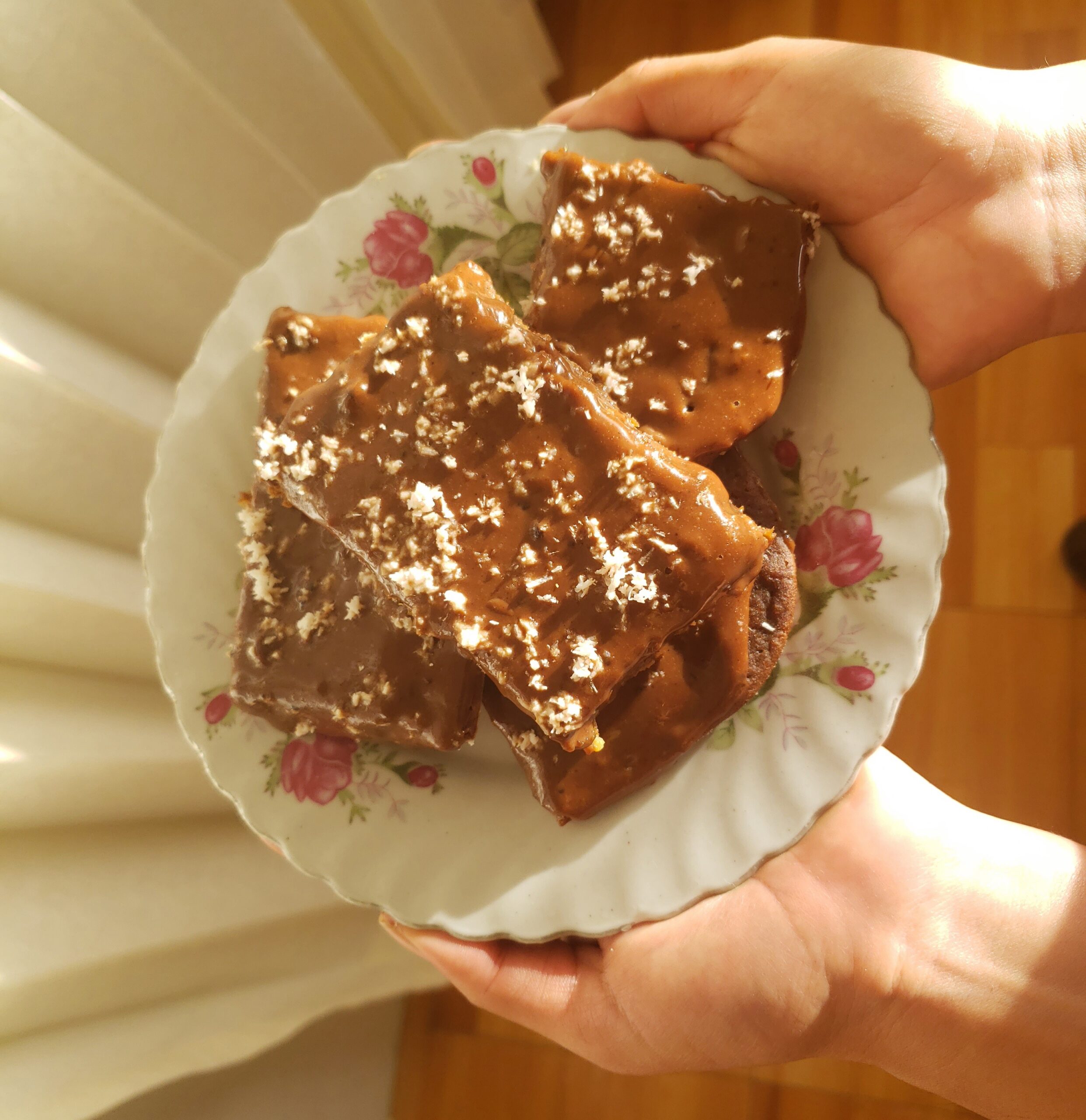 Brownie de camote dkarolina.com