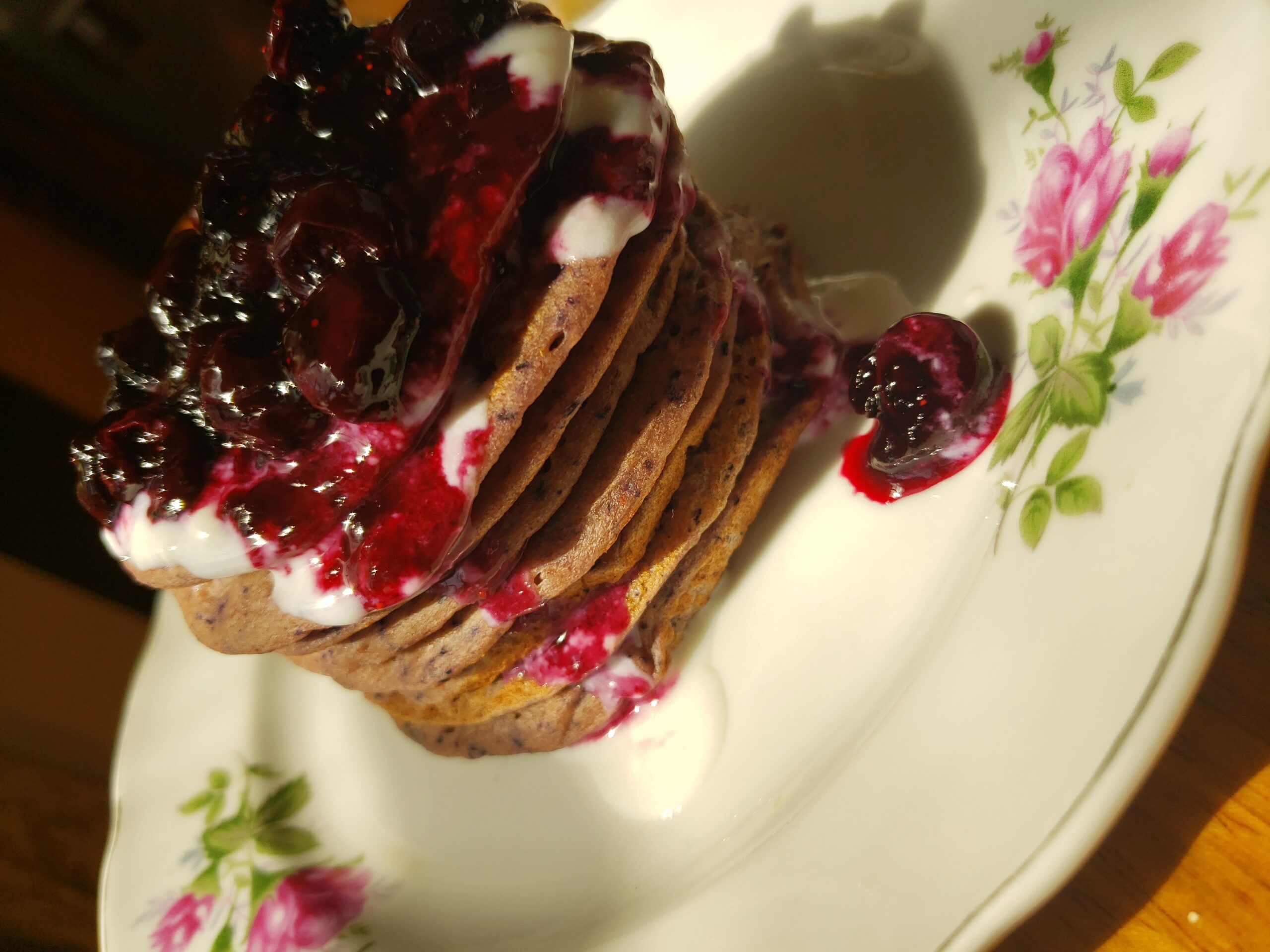 Panqueques de arándanos