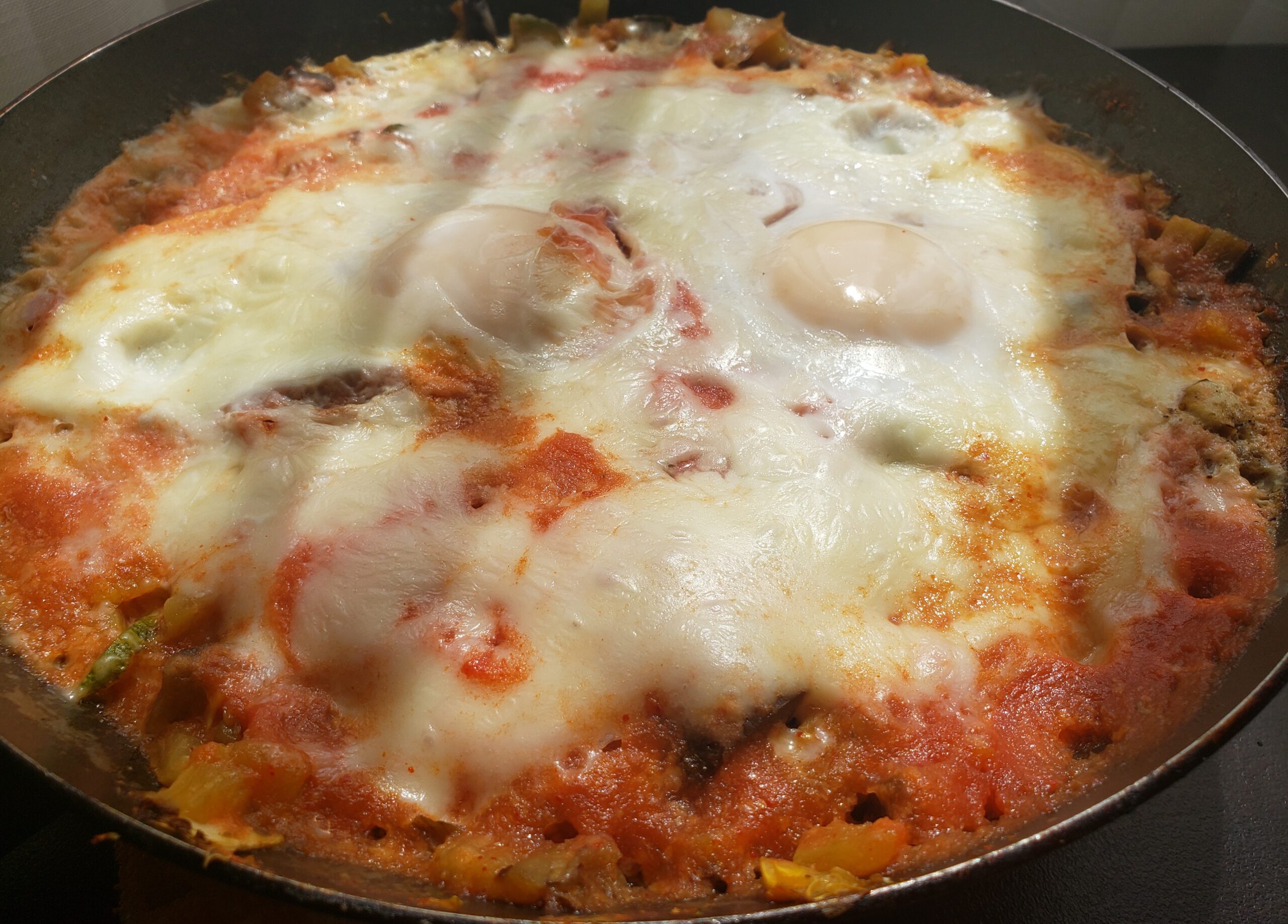 shakshuka o huevos en salsa de tomate receta