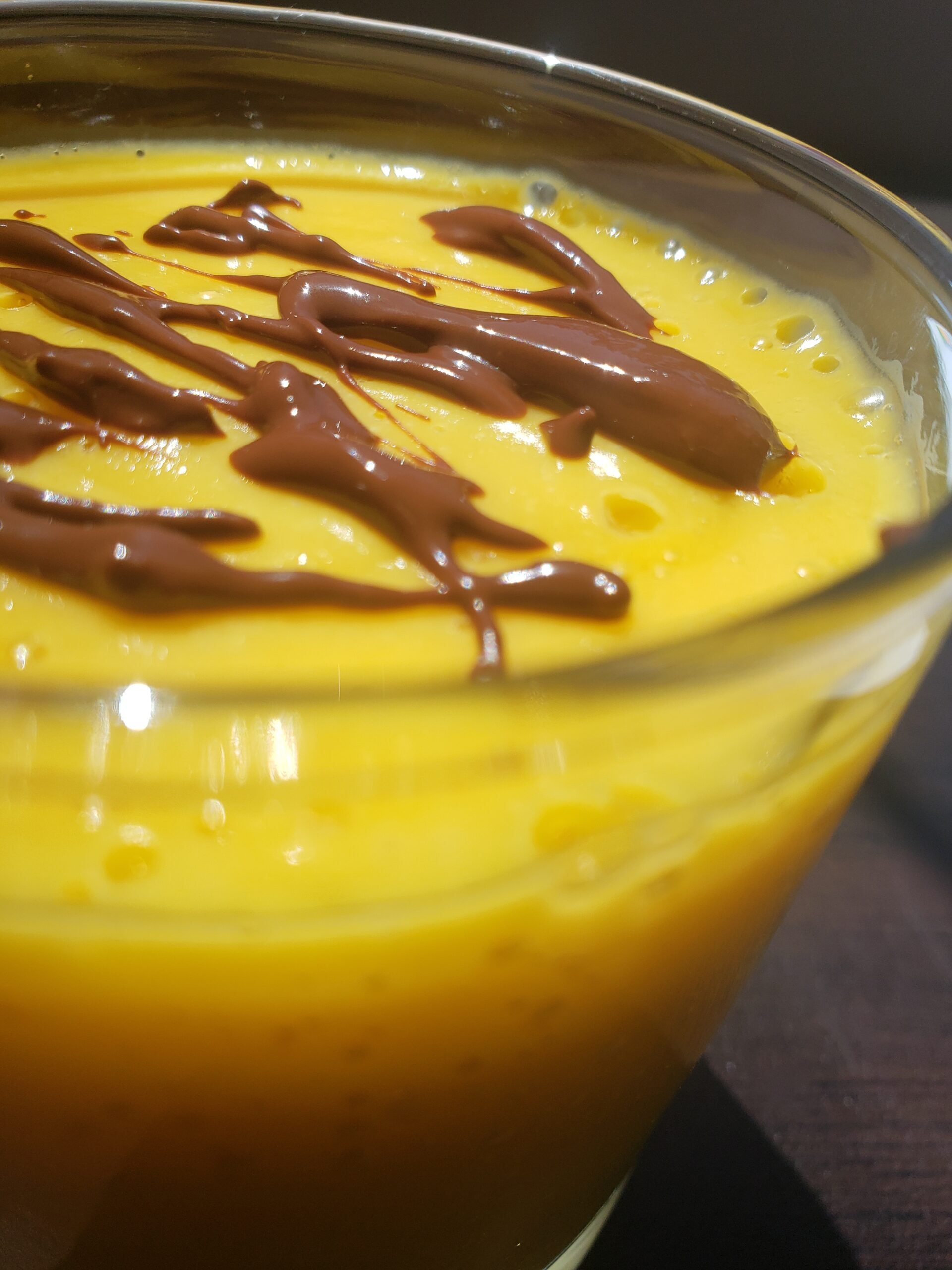 Mousse de mango saludable
