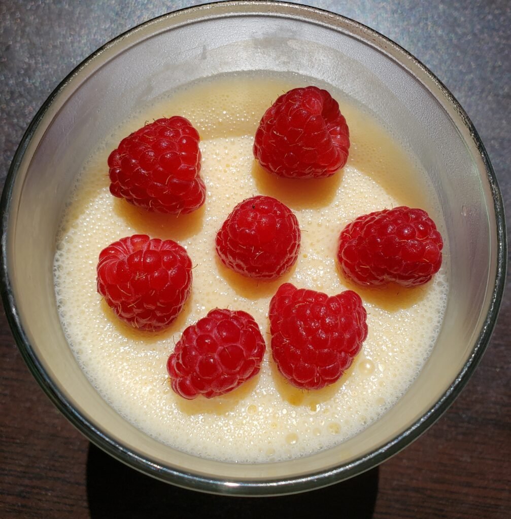 mousse de maracuyá saludable 