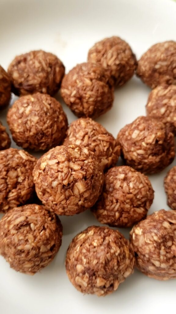 Como hacer bolitas de plátano y coco