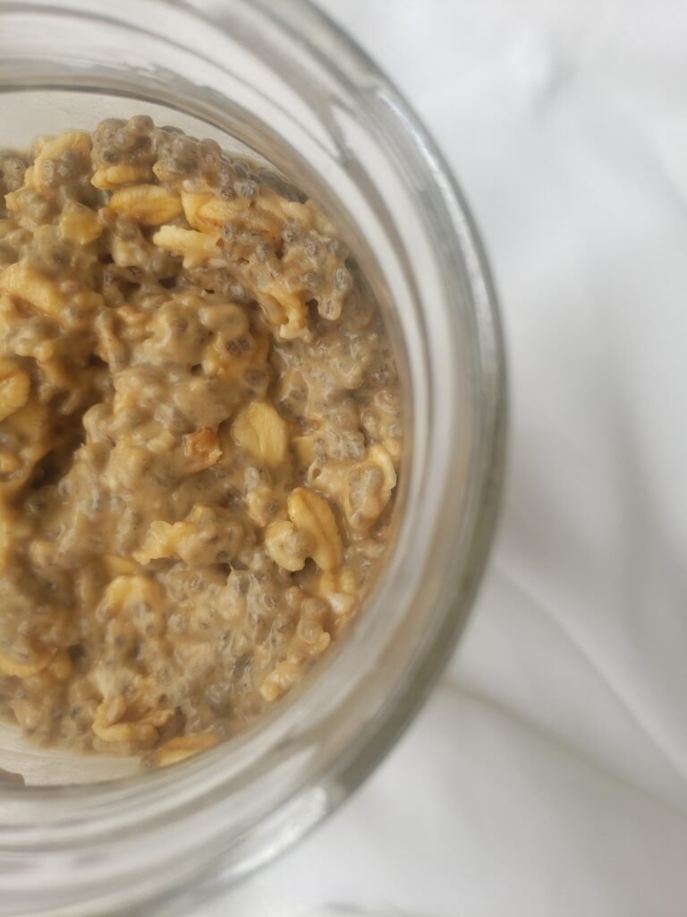 Overnight oats con maca