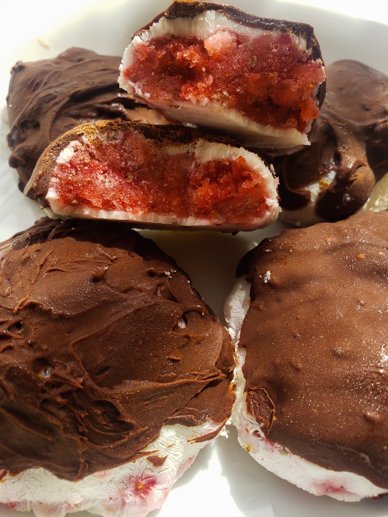Como hacer bites de chía y fresa -dkarolina.com