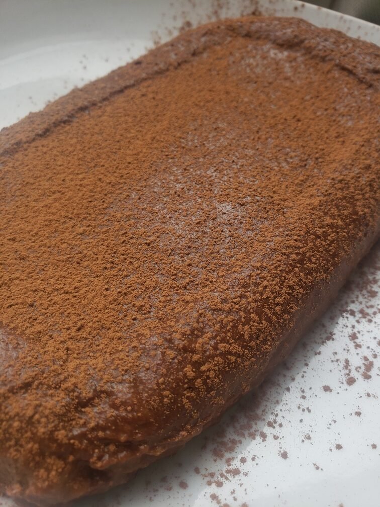 Postre de chocolate con dos ingredientes