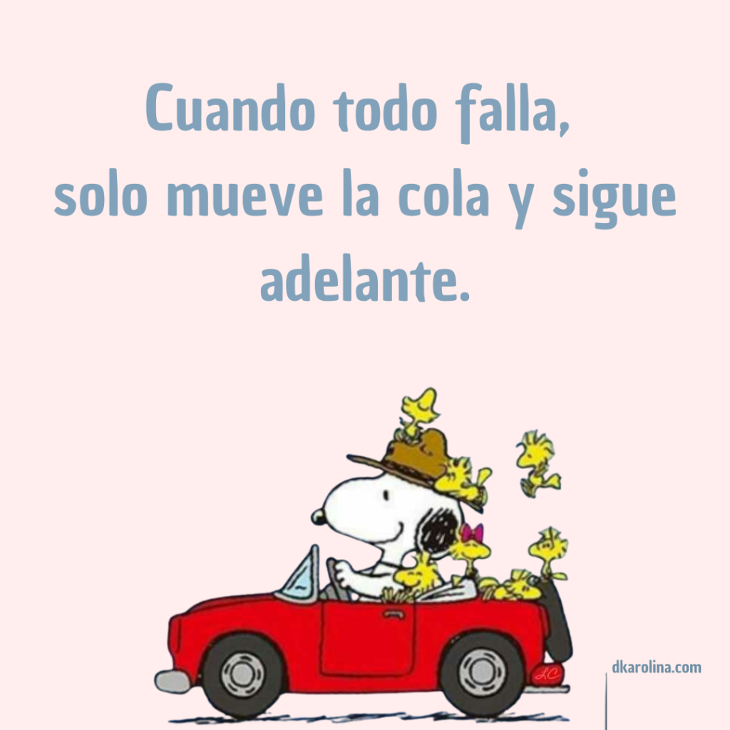 Las mejores frases de Snoopy para inspirarte - dkrolina.com