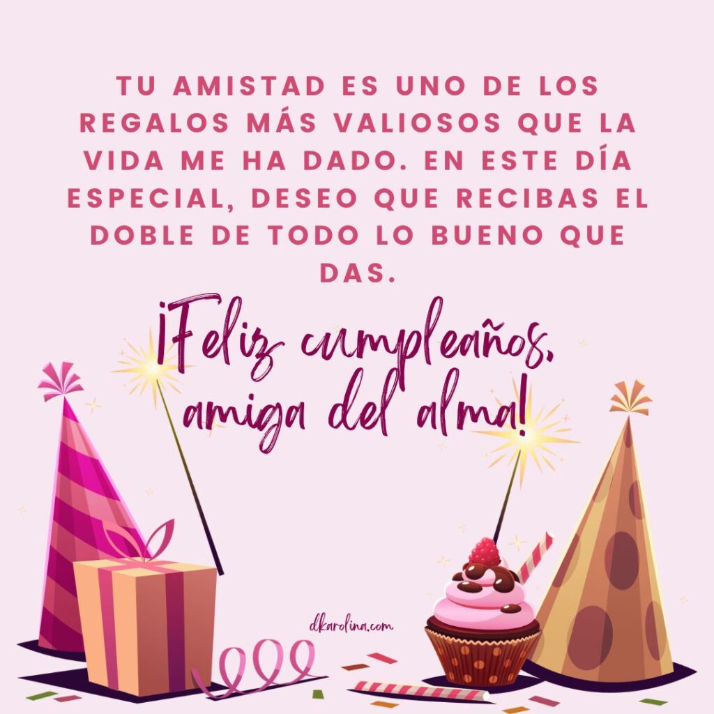 Frases para desearle feliz cumpleaños a tu amiga - dkarolina.com
