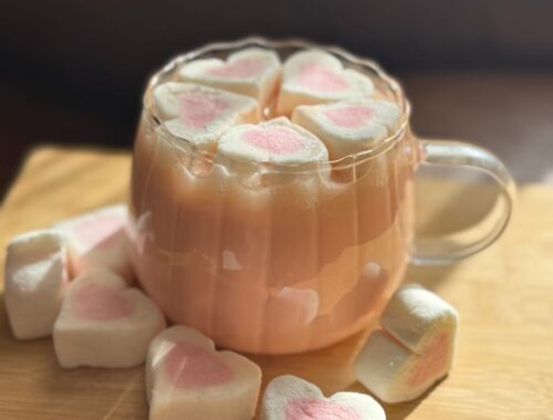 chocolate rosado caliente - dkarolina.com