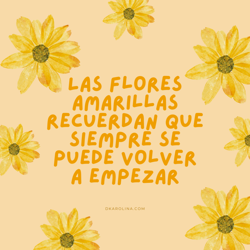 Frases para regalar flores amarillas - dkarolina.com