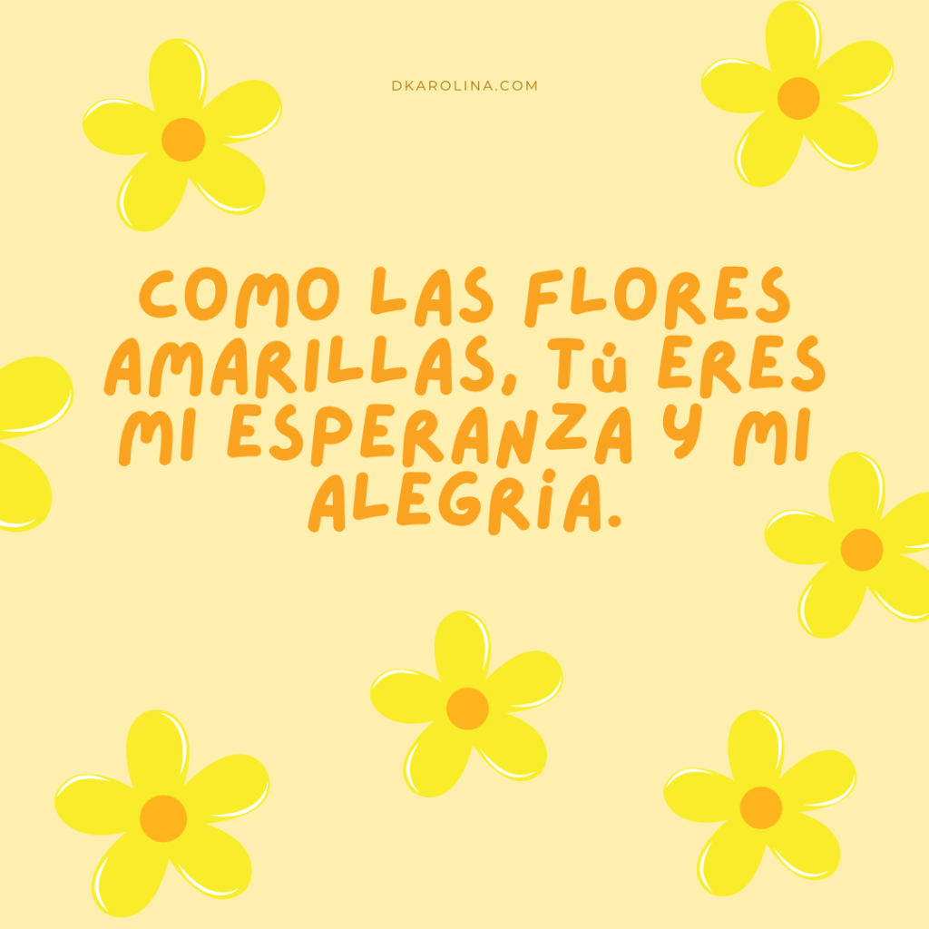 Frases para regalar flores amarillas - dkarolina.com