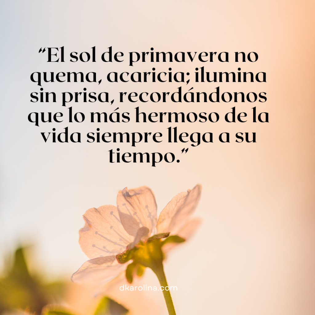 Frases de primavera para tus post de Instagram - dkarolina.com
