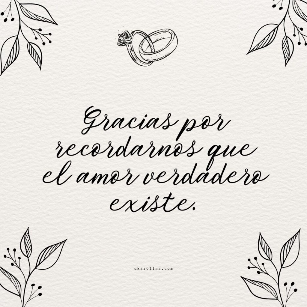 Frases bonitas para felicitar a los novios en su boda - dkarolina.com
