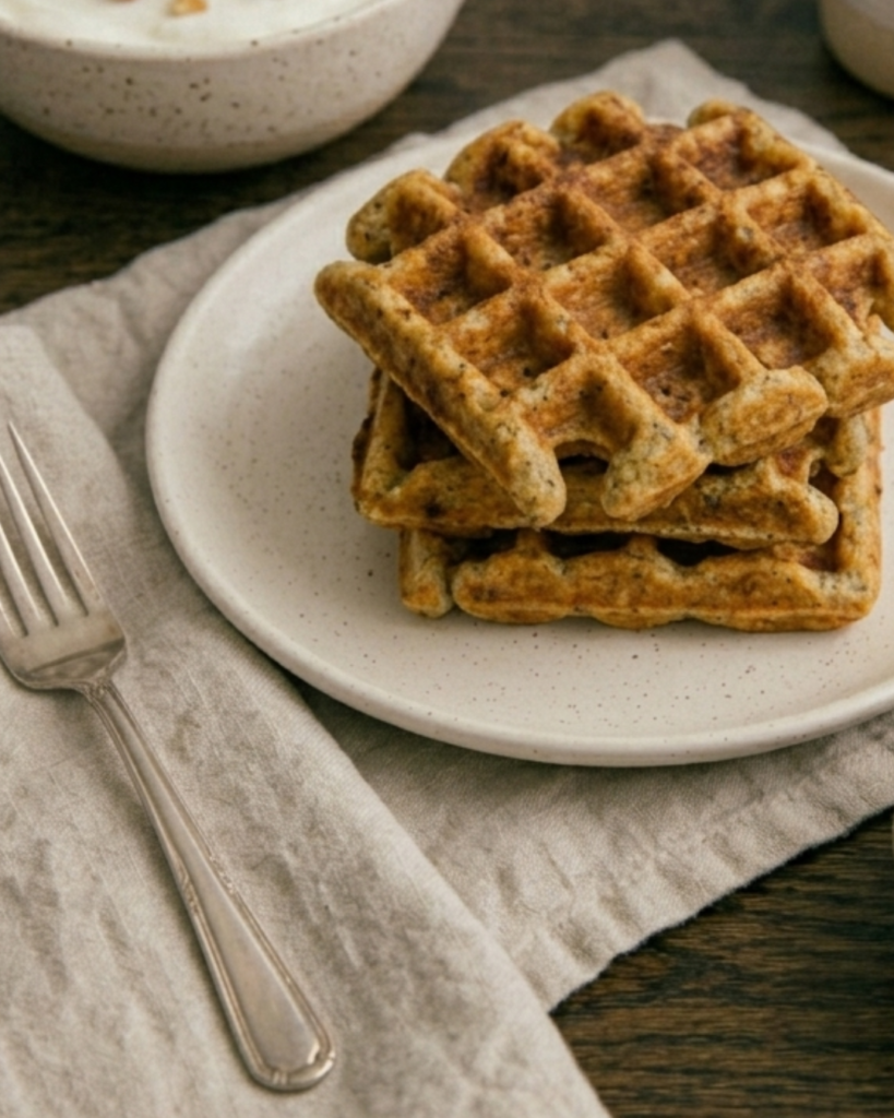 Waffles Keto Crujientes: receta fácil para el desayuno - dkarolina.com