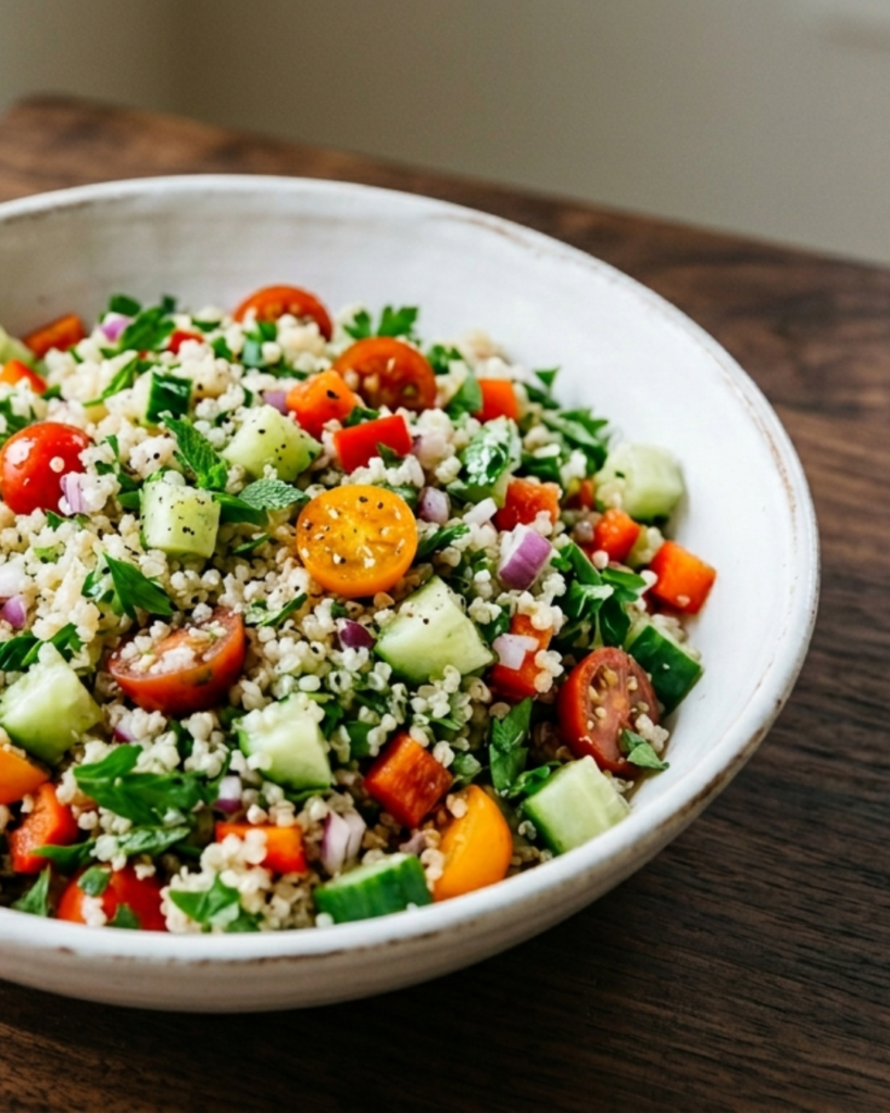 Ensalada clásica de quinoa: receta saludable y deliciosa - dkarolina.com