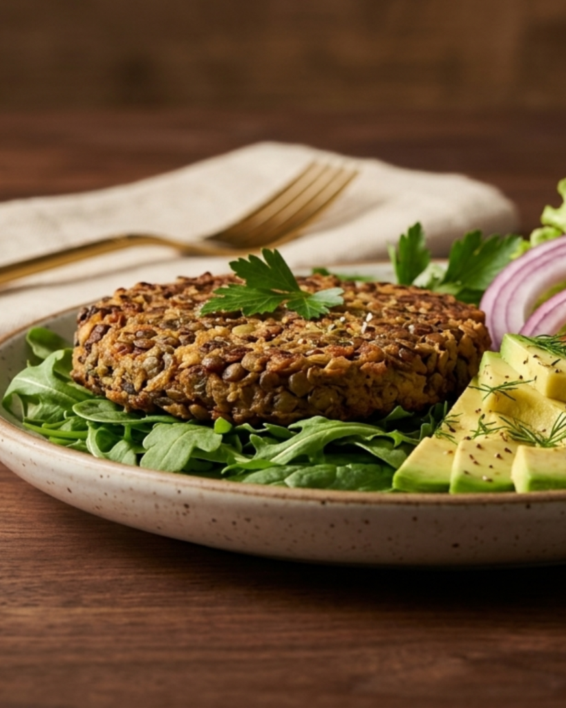 Hamburguesa de lentejas: receta saludable y fácil - dkarolina.com