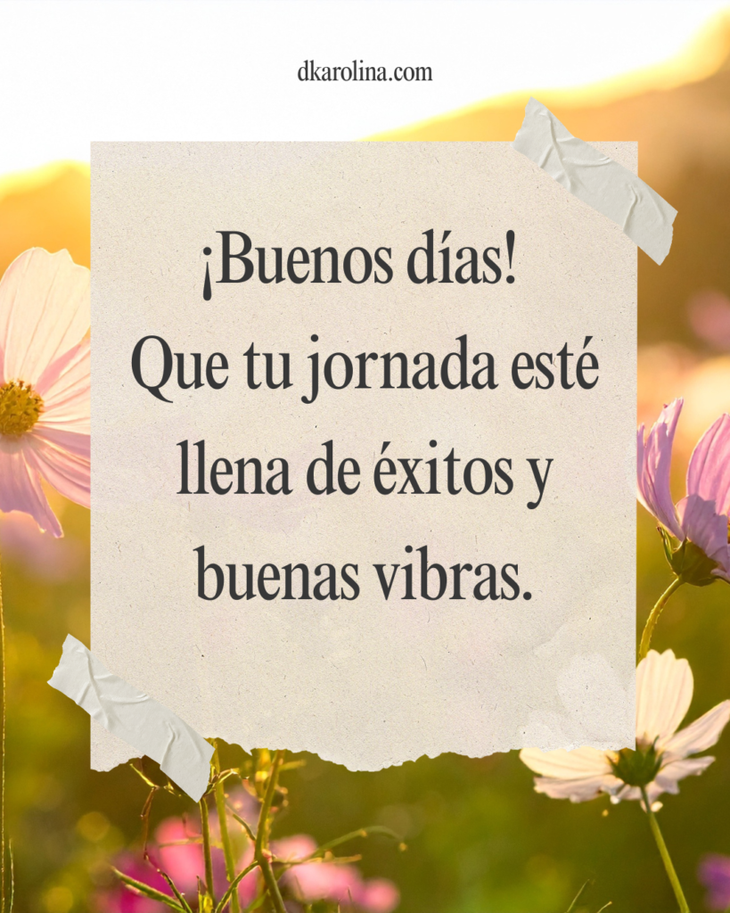Frases cortas de buenos días para WhatsApp - dkarolina.com