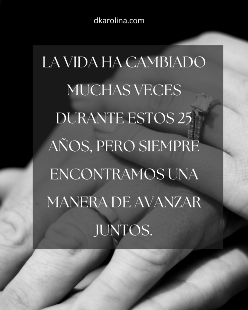 Frases bonitas para bodas de plata