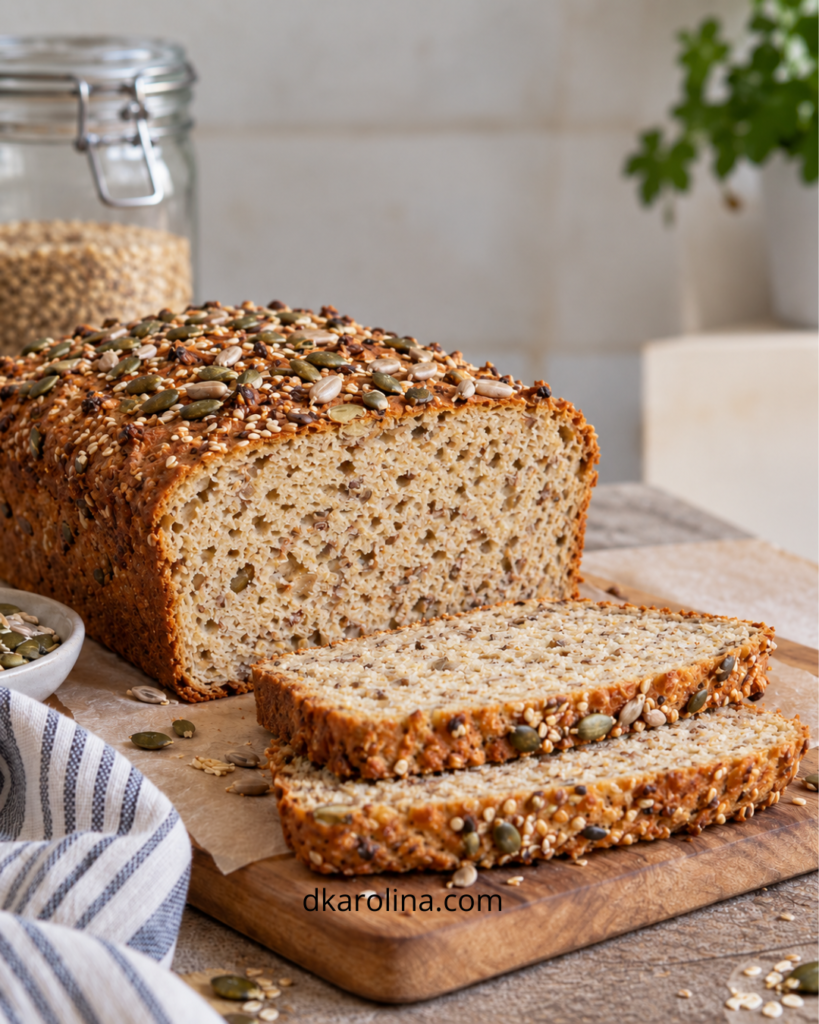 Pan de quinoa sin harina y sin levadura: fácil y saludable - dkarolina.com