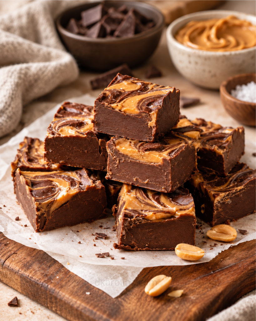 Fudge keto de chocolate y mantequilla de maní: fácil y sin azúcar ...