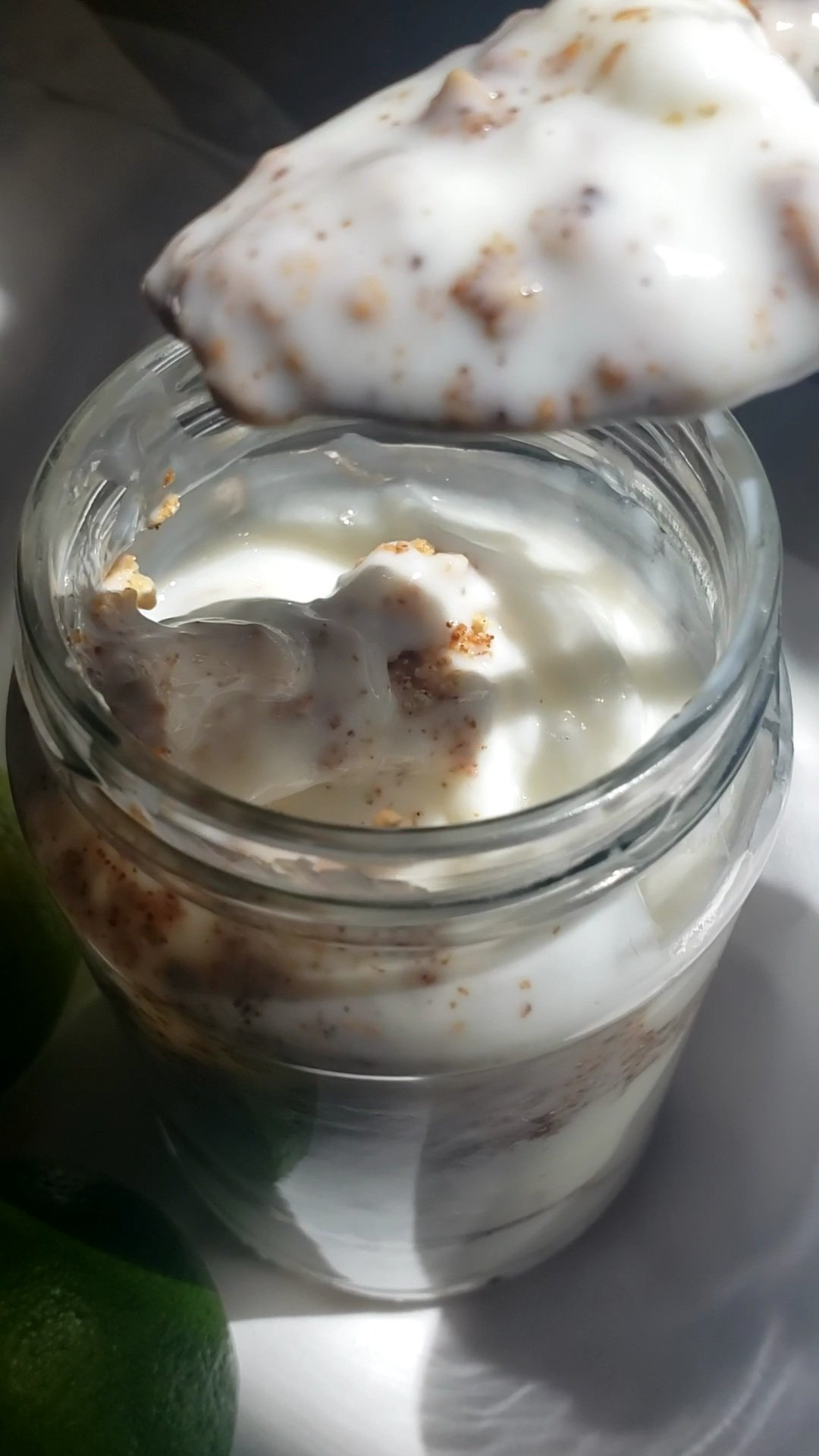 Pie de limón en vaso fácil de preparar Dkarolina