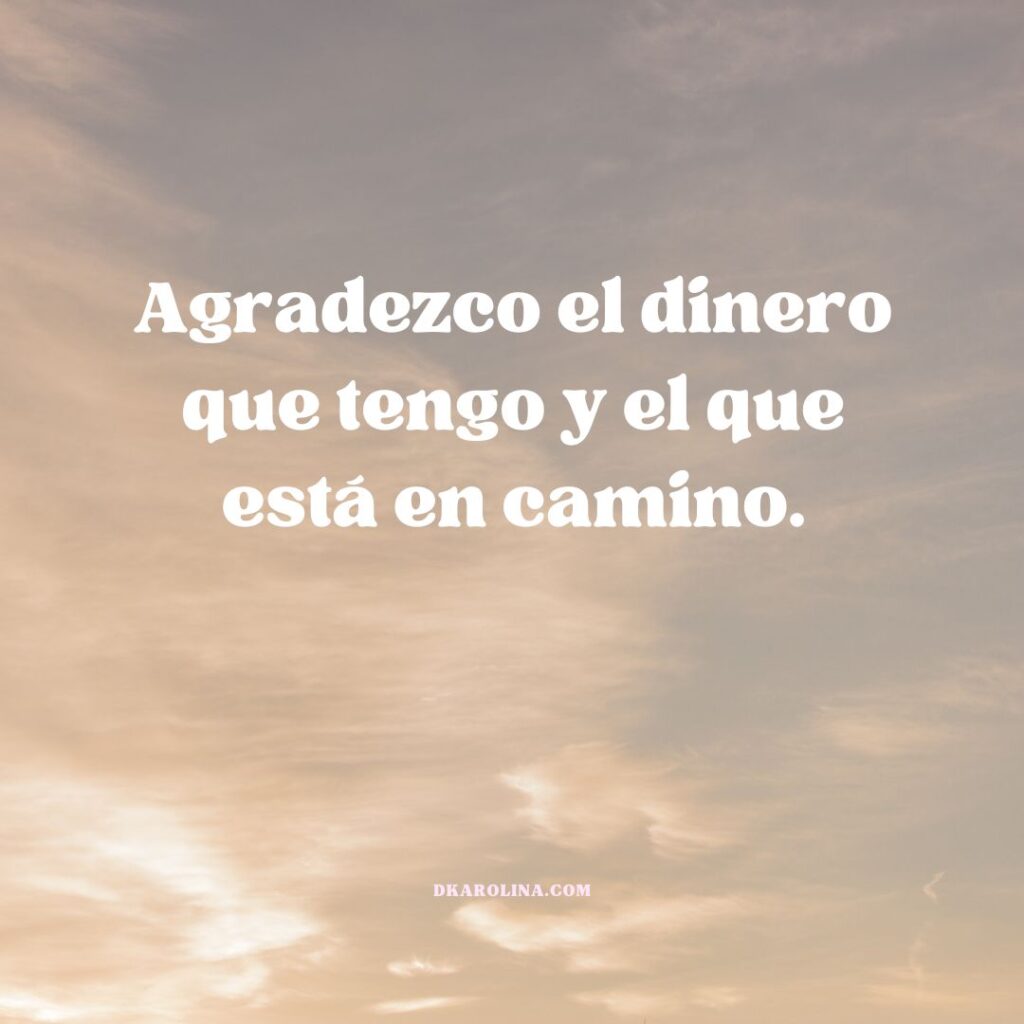 Afirmaciones para atraer dinero - dkarolina.com