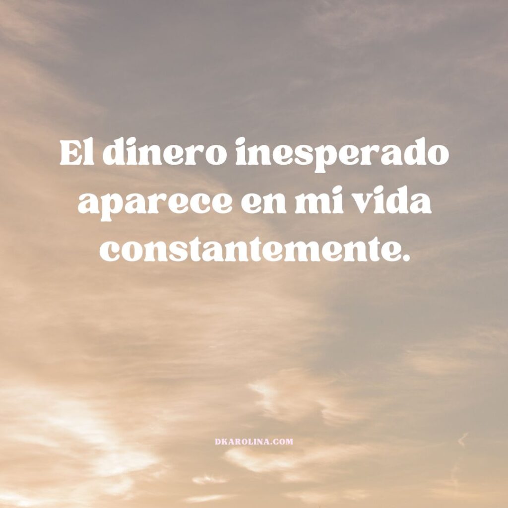 Afirmaciones para atraer dinero - dkarolina.com