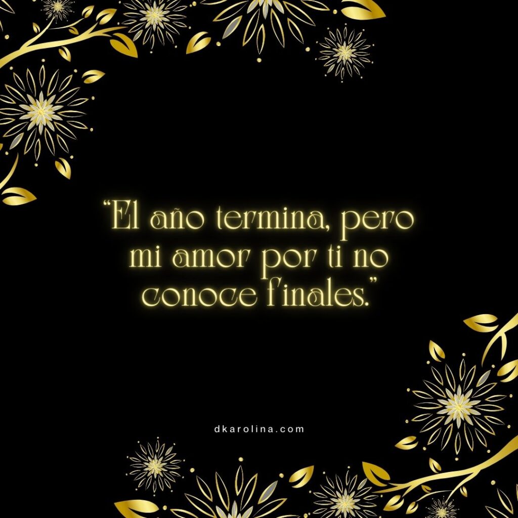 Frases de Año Nuevo para tu amor - dkarolina.com